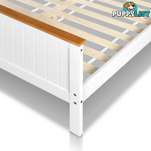 Pine Wood Queen Bed Frame