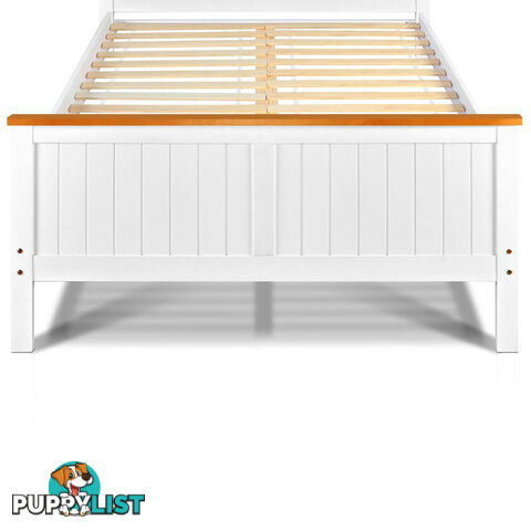 Pine Wood Queen Bed Frame