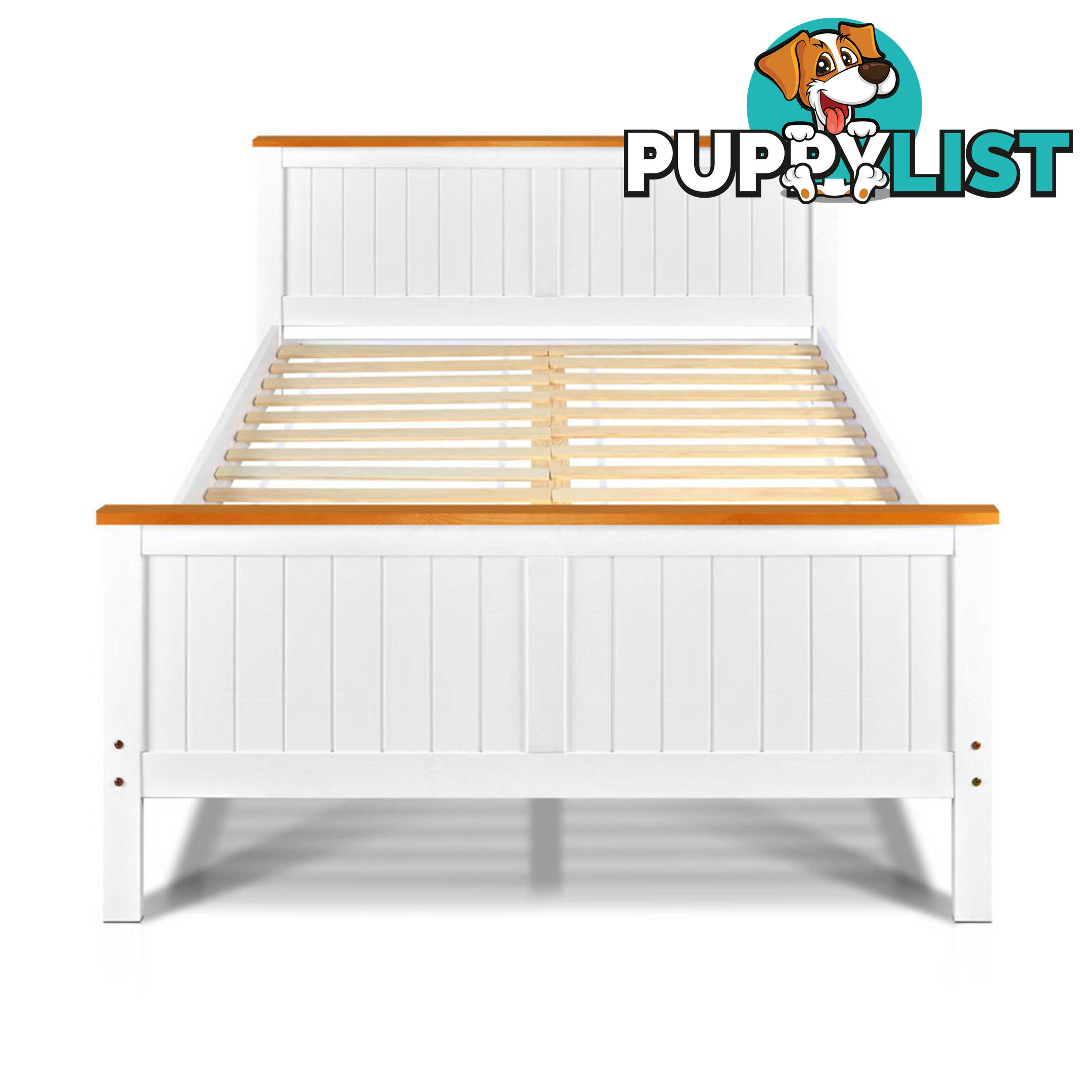 Pine Wood Queen Bed Frame