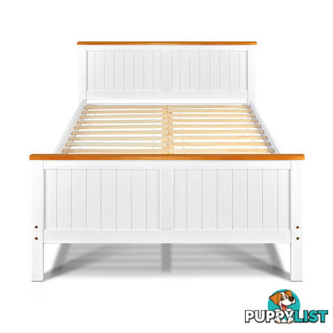 Pine Wood Queen Bed Frame