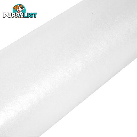 45cm EPE Foam Roller Yoga Gym Pilates Physio Stick Exercise Back Massage White