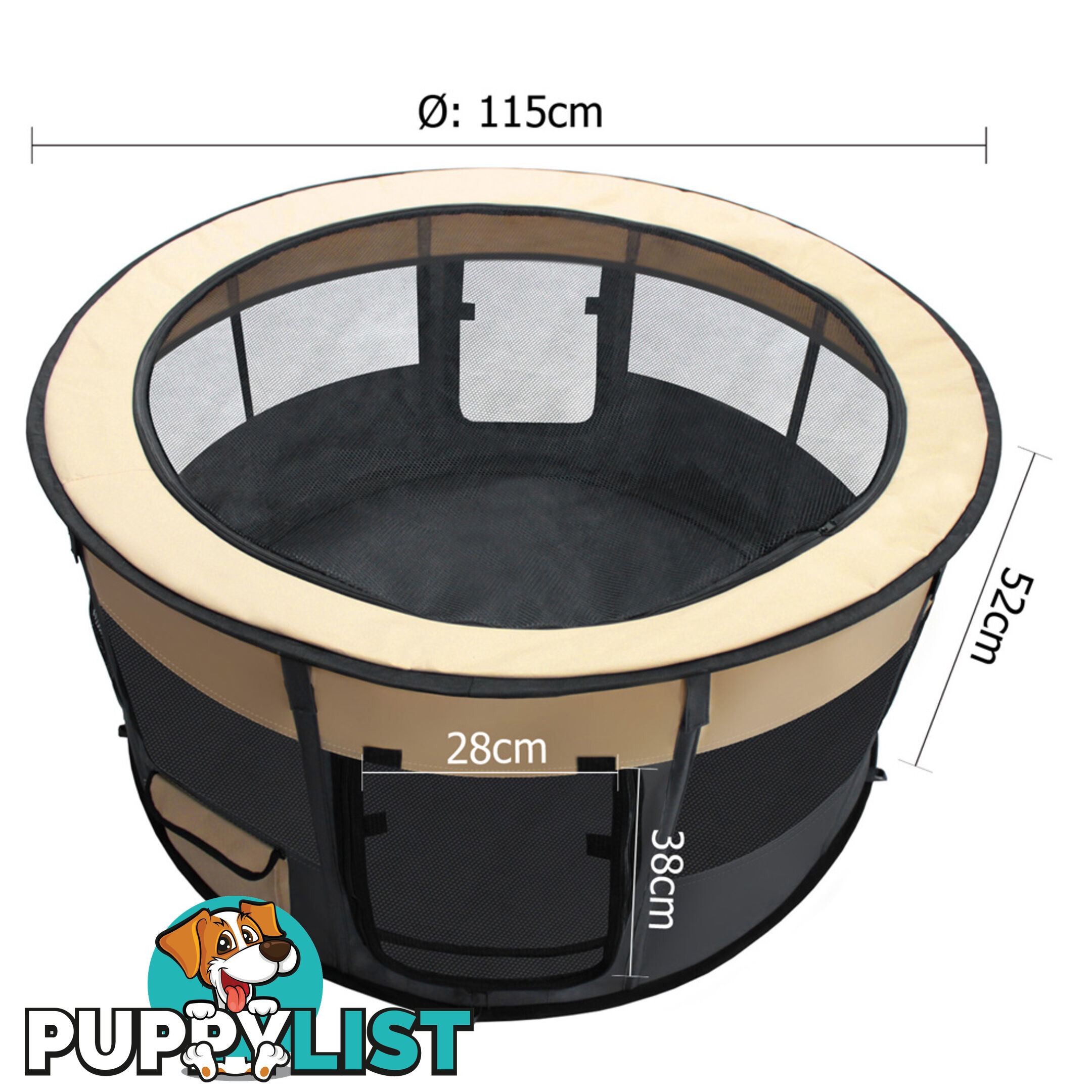 Soft Pet Playpen - Extra Large