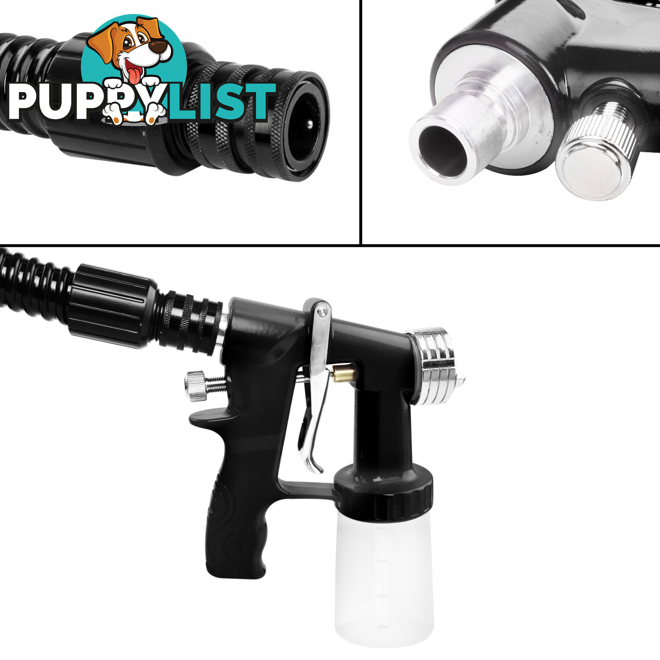 Professional HVLP Spray Tan Machine Sprayer Tanning Gun Unit Black 700W