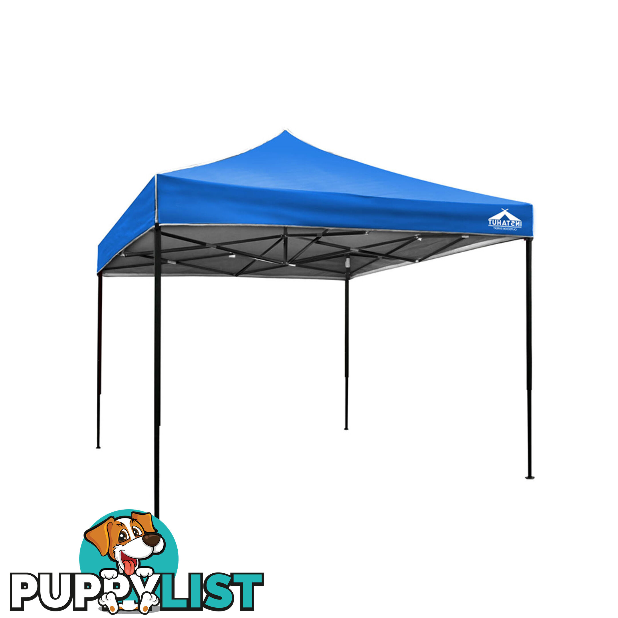 3m x 3m Pop-up Garden Outdoor Gazebo Blue