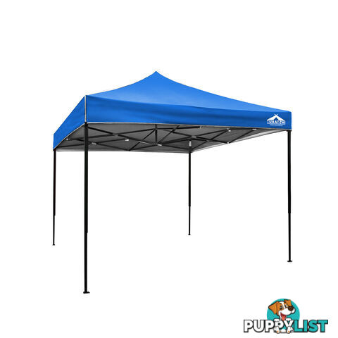 3m x 3m Pop-up Garden Outdoor Gazebo Blue