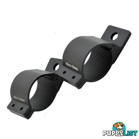 PAIR Bullbar Mounting Bracket Clamp FOR LIGHT BAR Rigid HID ARB MOUNT 49 54mm