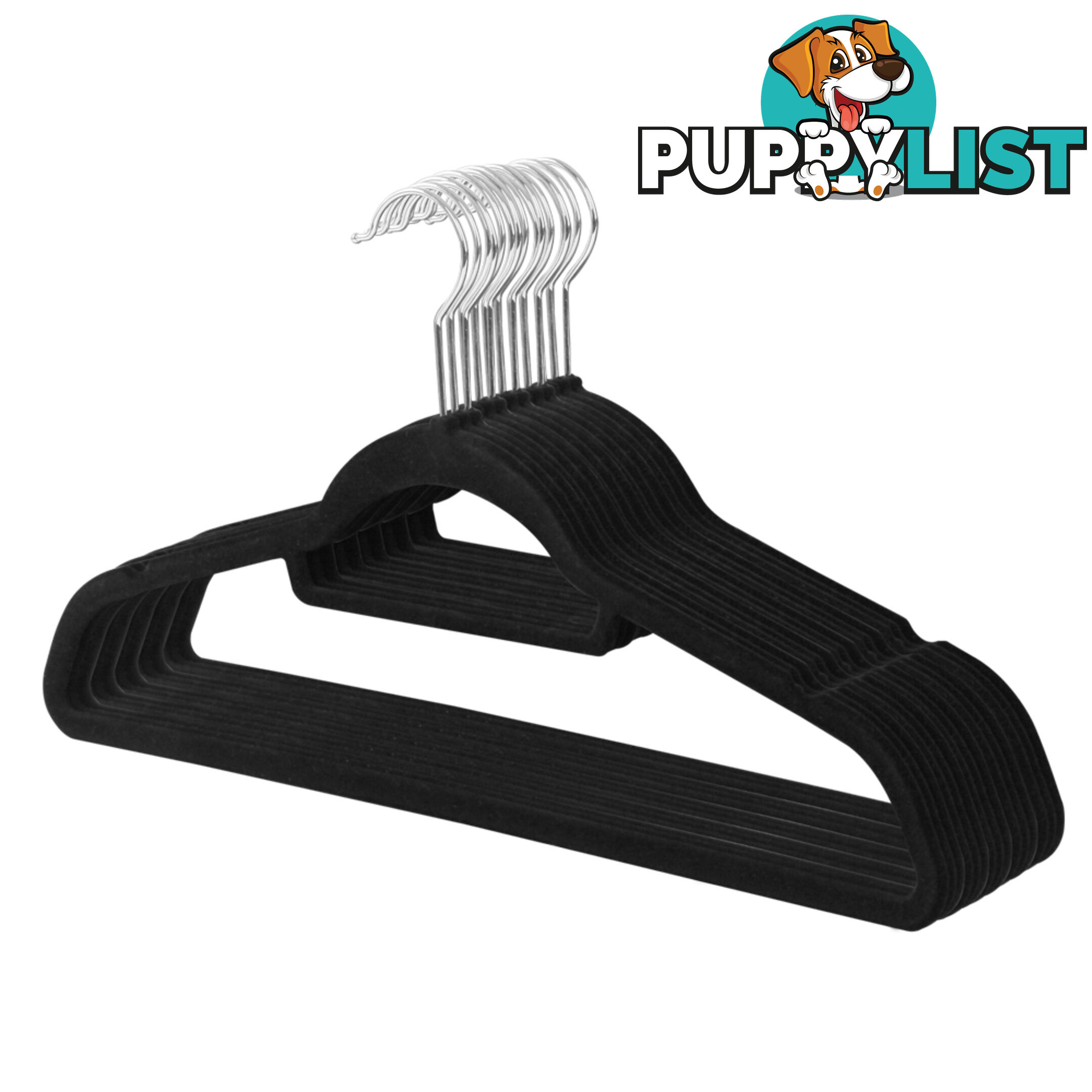 50 Pack Velvet Hangers with Tie Bar