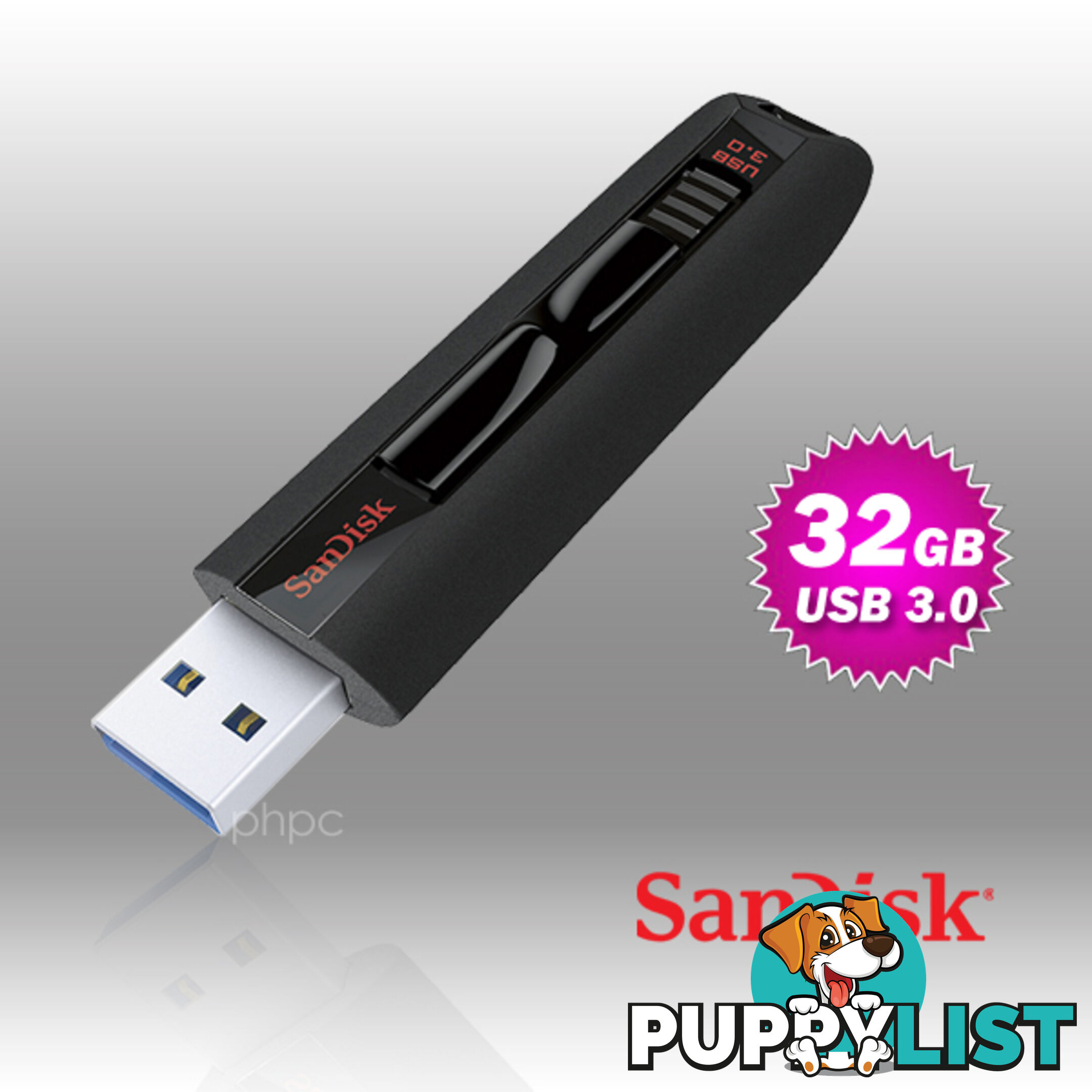 SanDisk Extreme CZ80 32GB USB 3.0 Flash Drive