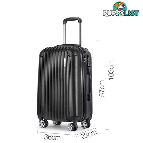 20&#34; Wanderlite Luggage Case Black