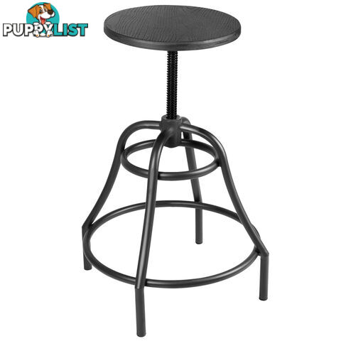 Vintage Retro Industrial Steel Bar Stool Swivel Chair