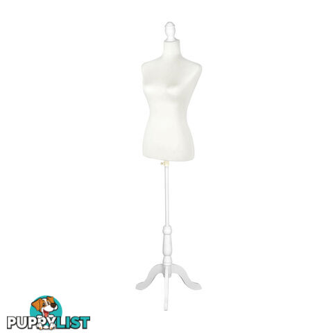 Female Mannequin Cloth Display Tailor Dressmaker White Size 10