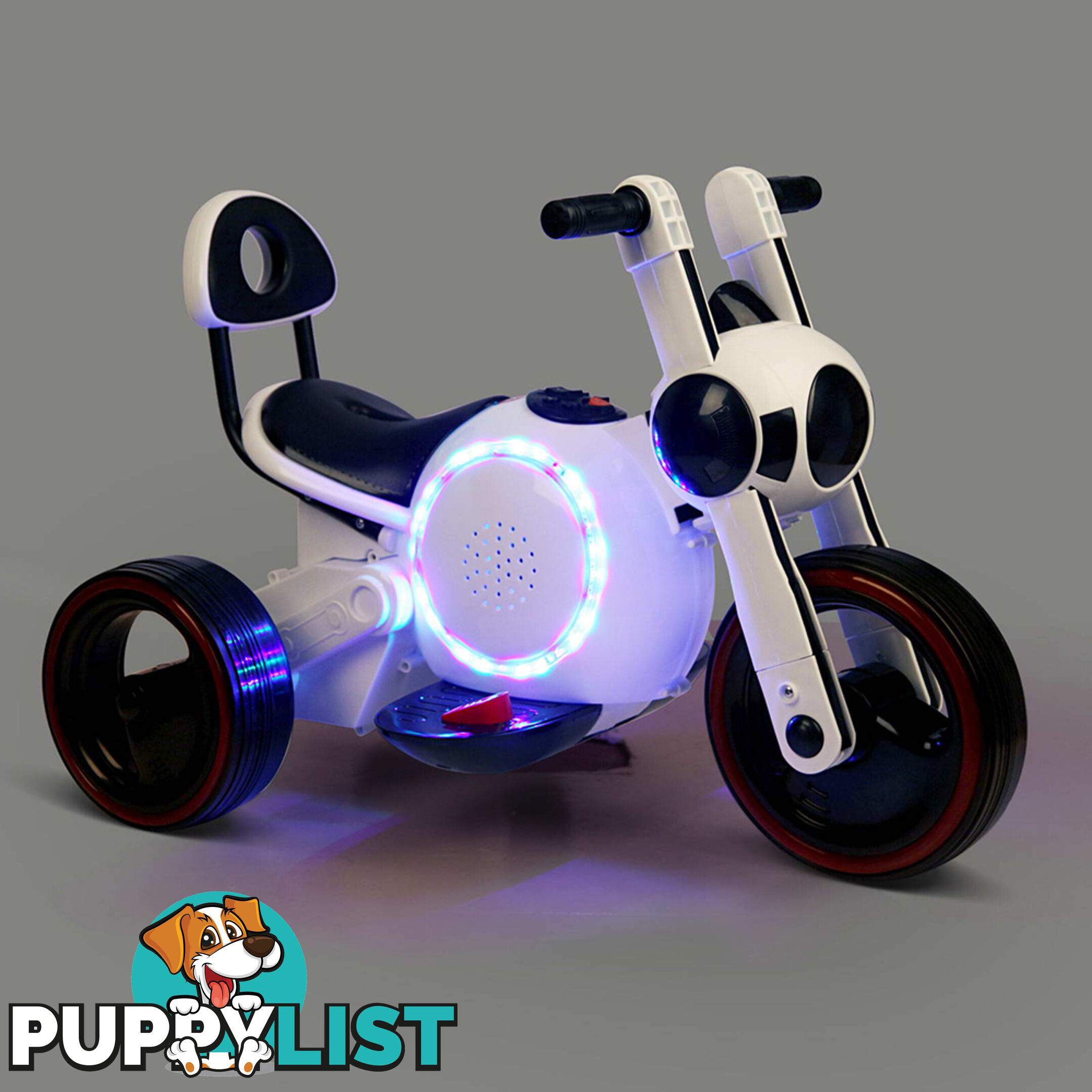 Baymax Style Kids Electric Ride On Motorbike Children Toy Bike Motorcycle Car