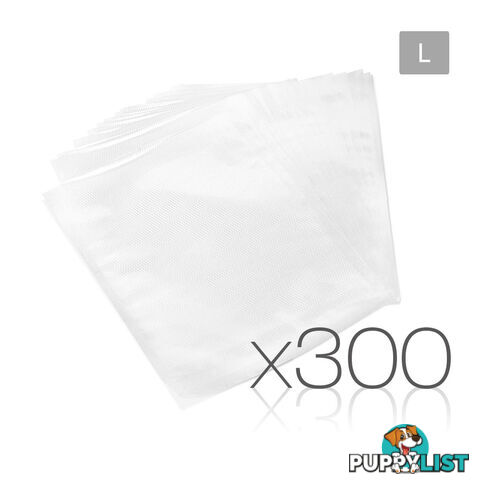 300 x Commercial Grade Food Sealer Bags Precut Vacuum Saver Storage 28 x 40cm