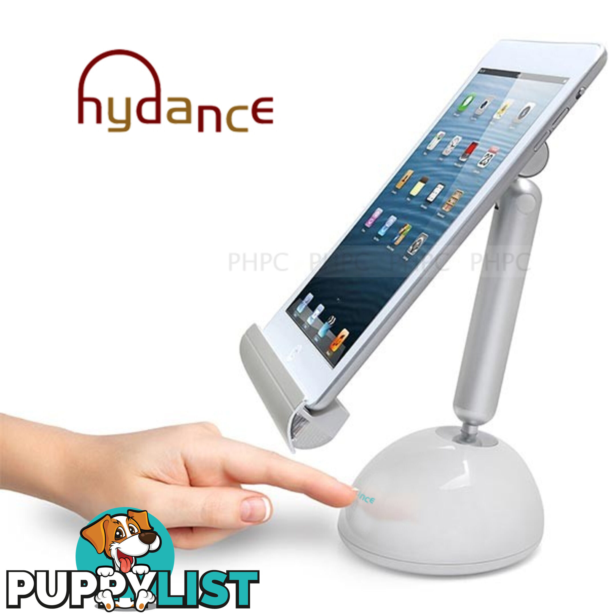 Hydance Deluxe Tablet Stand with LED Light