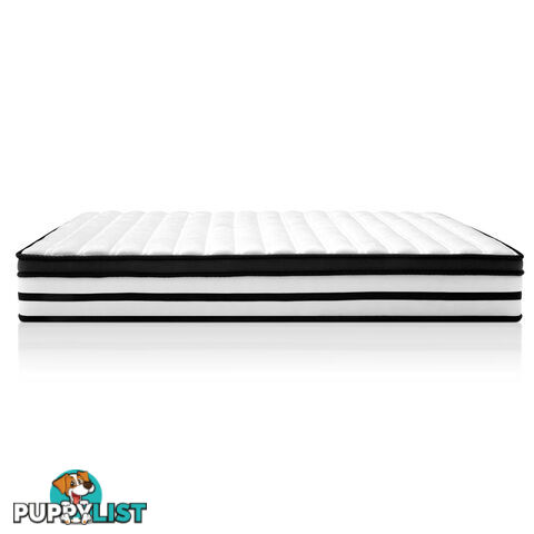 Luxury Double Size Euro Top Mattress Pocket Spring Medium Firmness