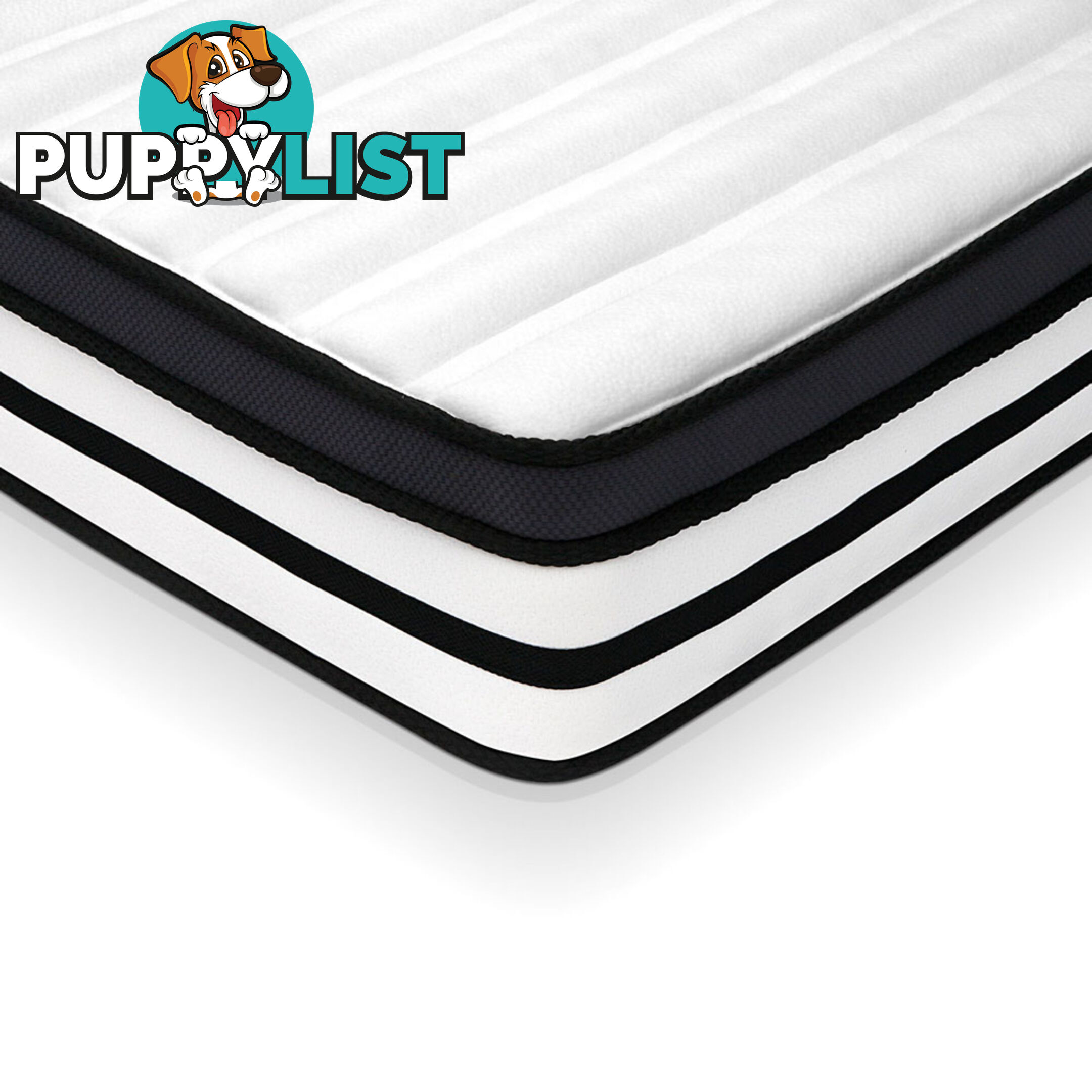 Luxury Double Size Euro Top Mattress Pocket Spring Medium Firmness