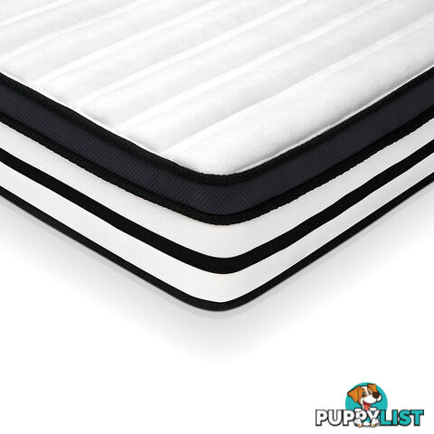 Luxury Double Size Euro Top Mattress Pocket Spring Medium Firmness