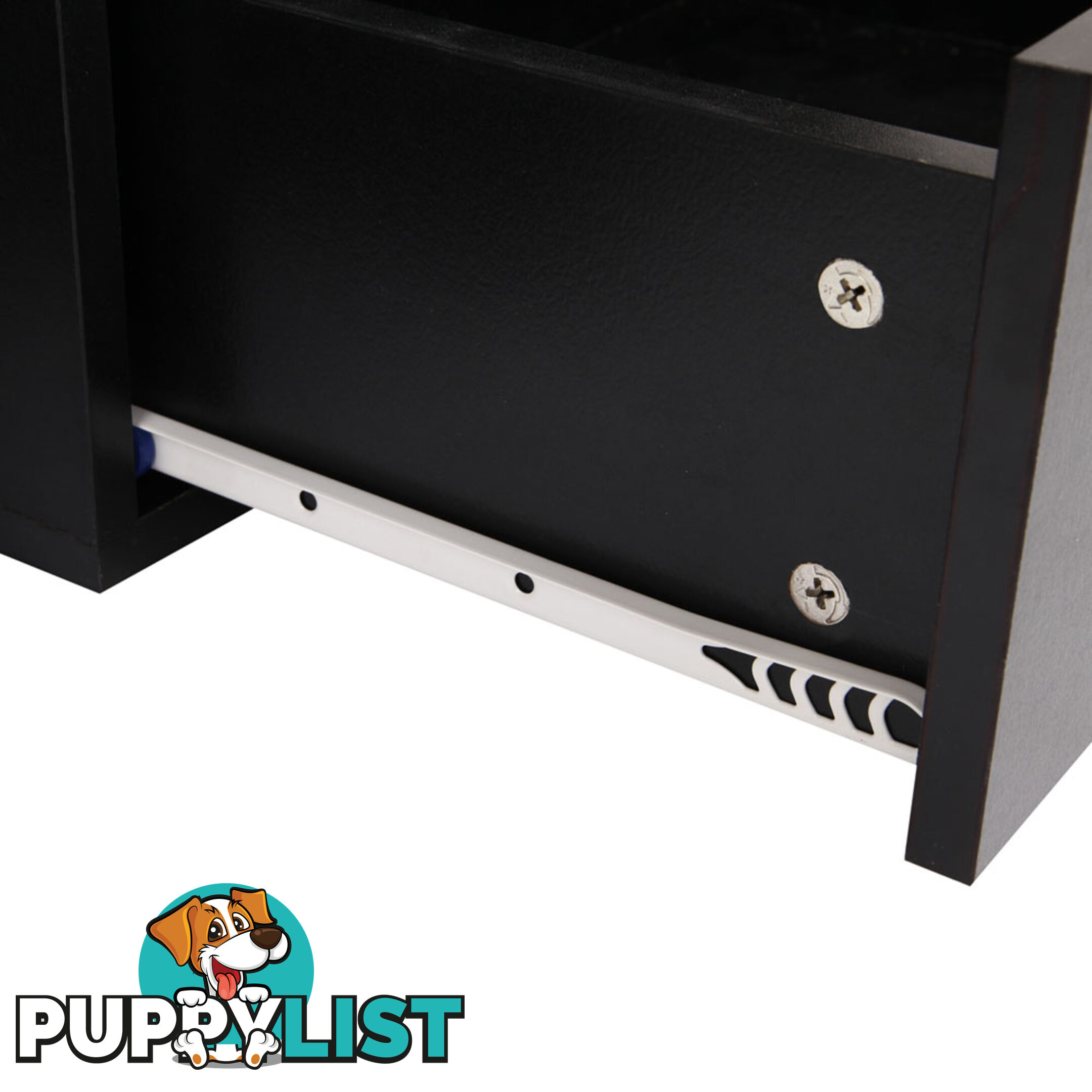 TV Stand Entertainment Unit Adjustable Cabinet Black