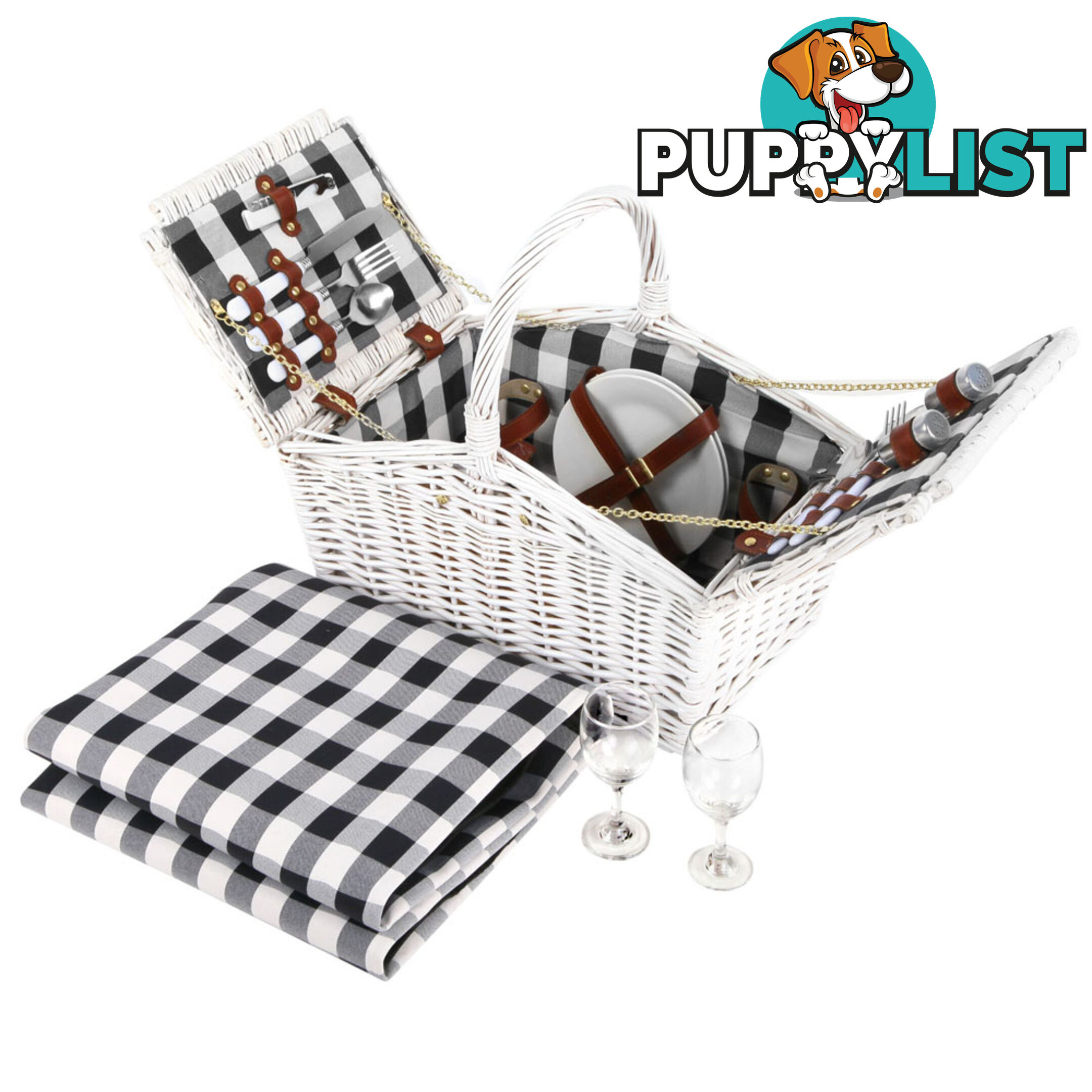 Two Person Picnic Basket