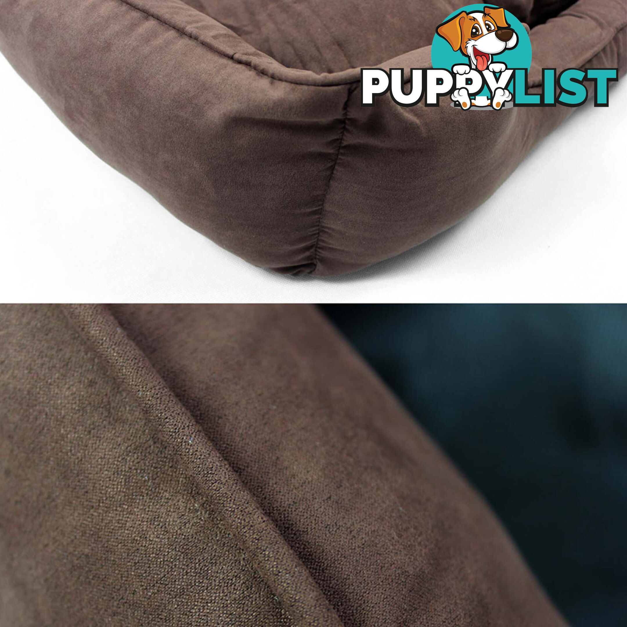 Faux Suede Washable Dog Bed - Medium