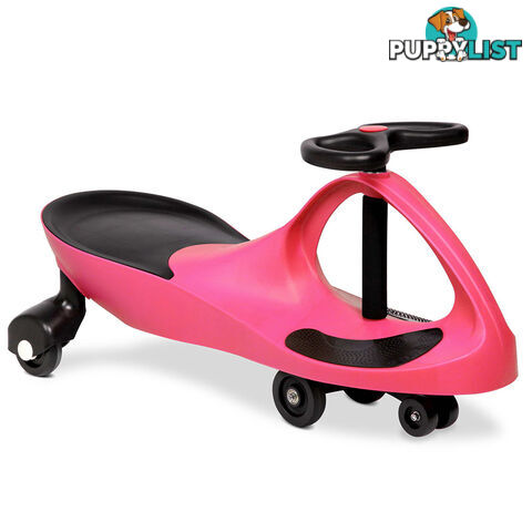 Swing Car Kids Ride On Toy Pedal Free Swivel Slider Safe Speed Wiggle Scooter PK