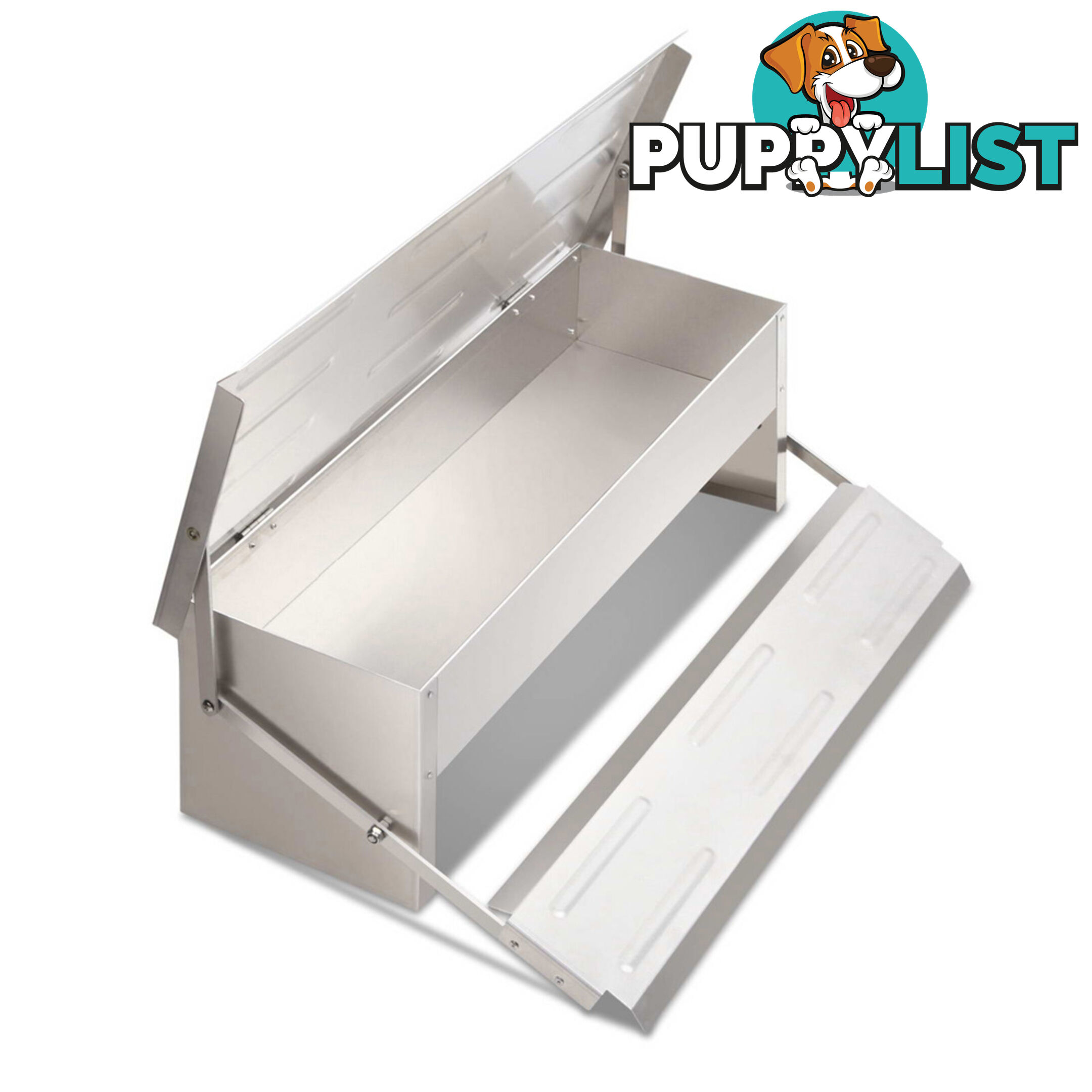 4.7KG Automatic Chicken Feeder Aluminium Treadle Self Opening Auto Poultry