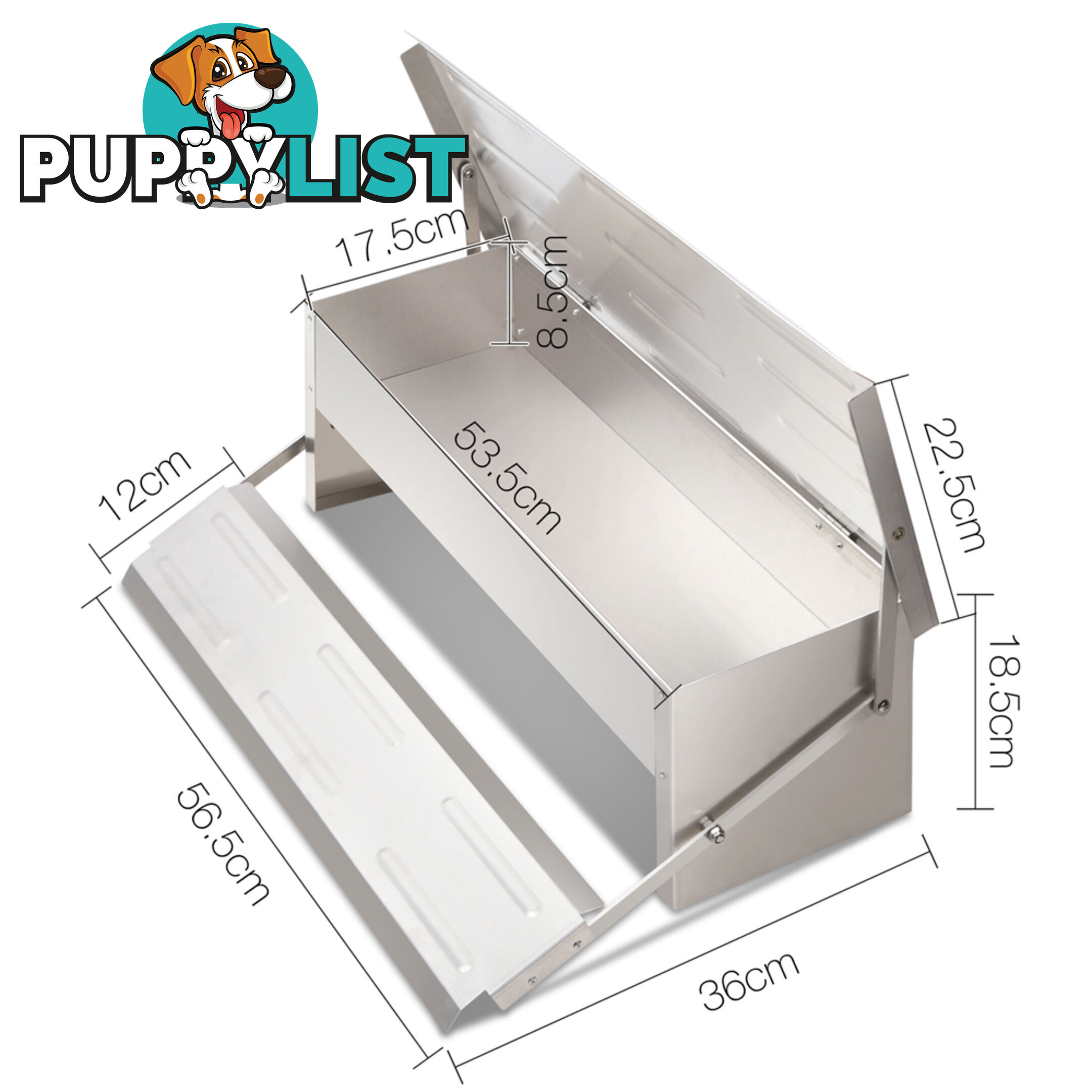 4.7KG Automatic Chicken Feeder Aluminium Treadle Self Opening Auto Poultry