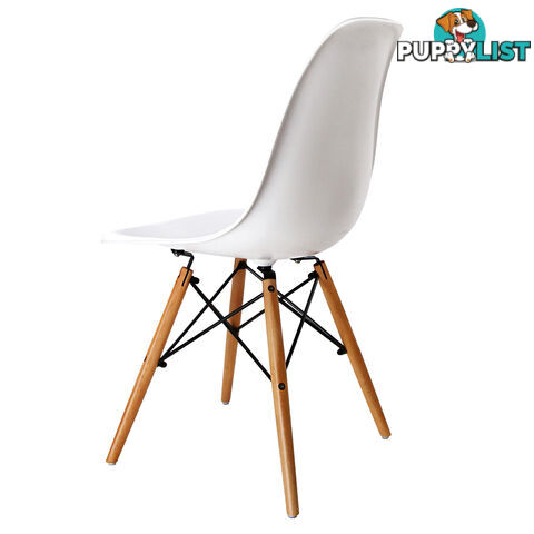 Set of 4 Dining Chair White