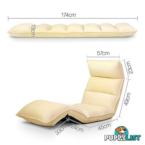 Lounge Sofa Chair - 375 Adjustable Angles _ Taupe