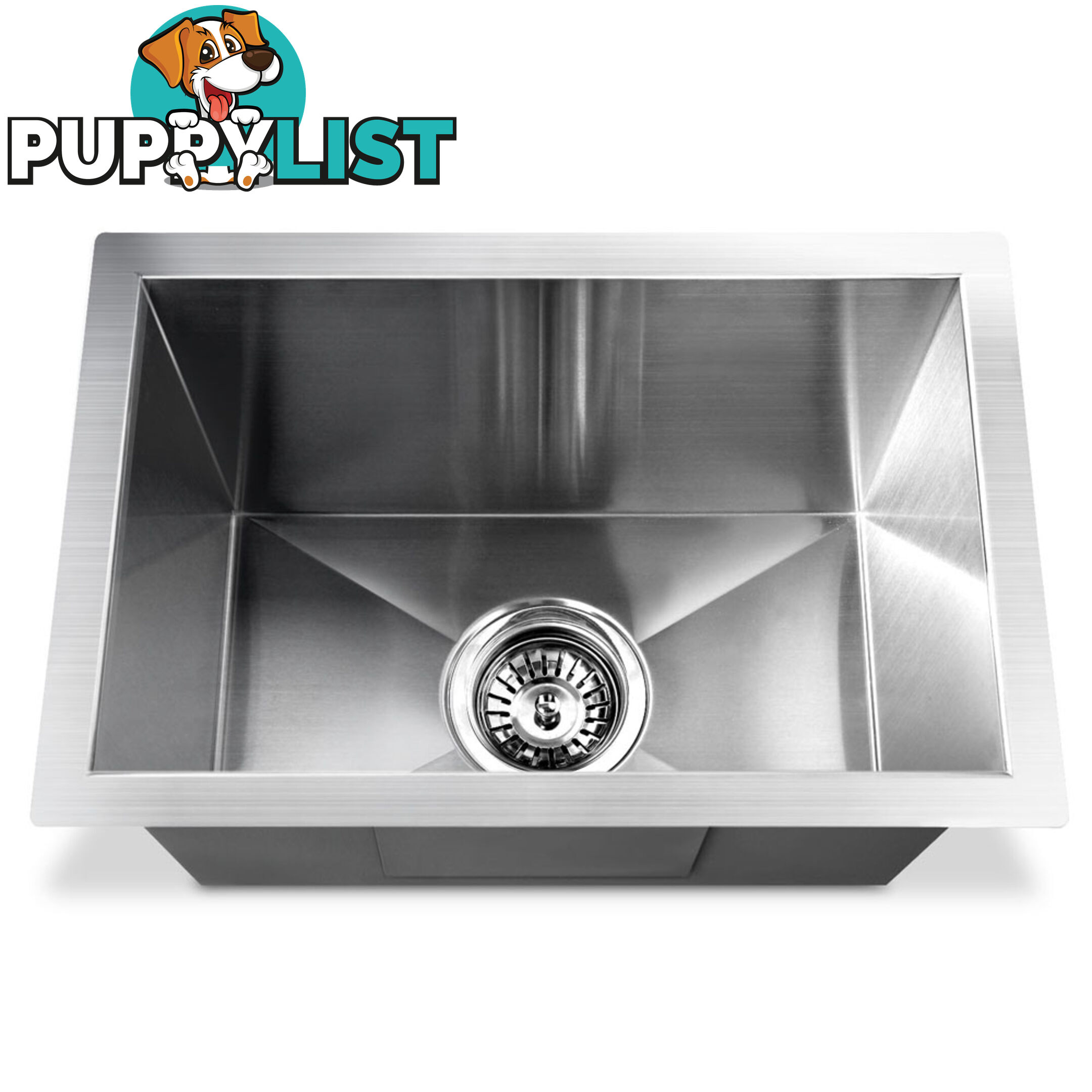 Handmade Stainless Steel Kitchen Laundry Sink Topmount Undermount 450 x 300mm