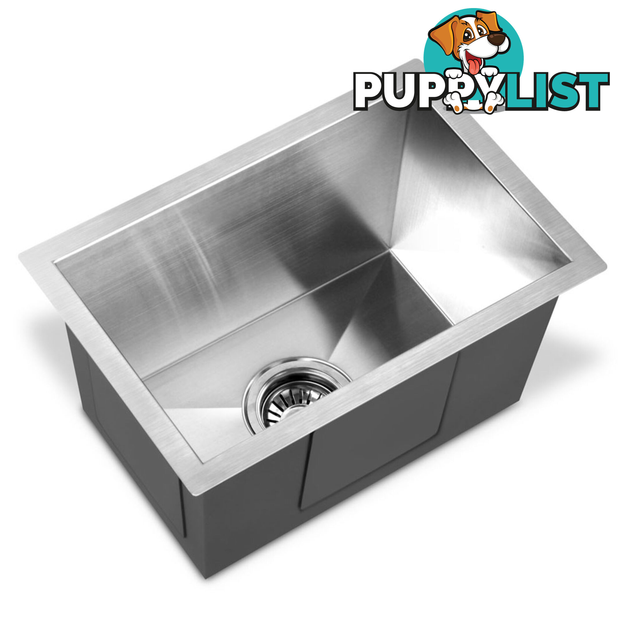 Handmade Stainless Steel Kitchen Laundry Sink Topmount Undermount 450 x 300mm