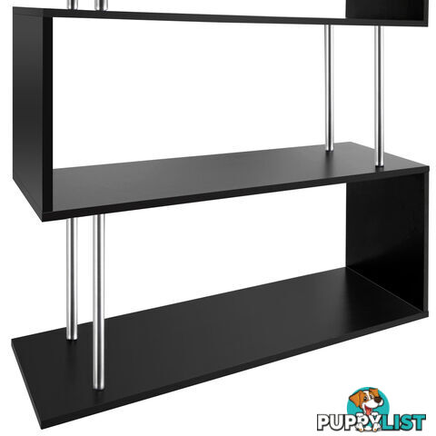 5 Tier Display/Book/Storage Shelf Unit Black