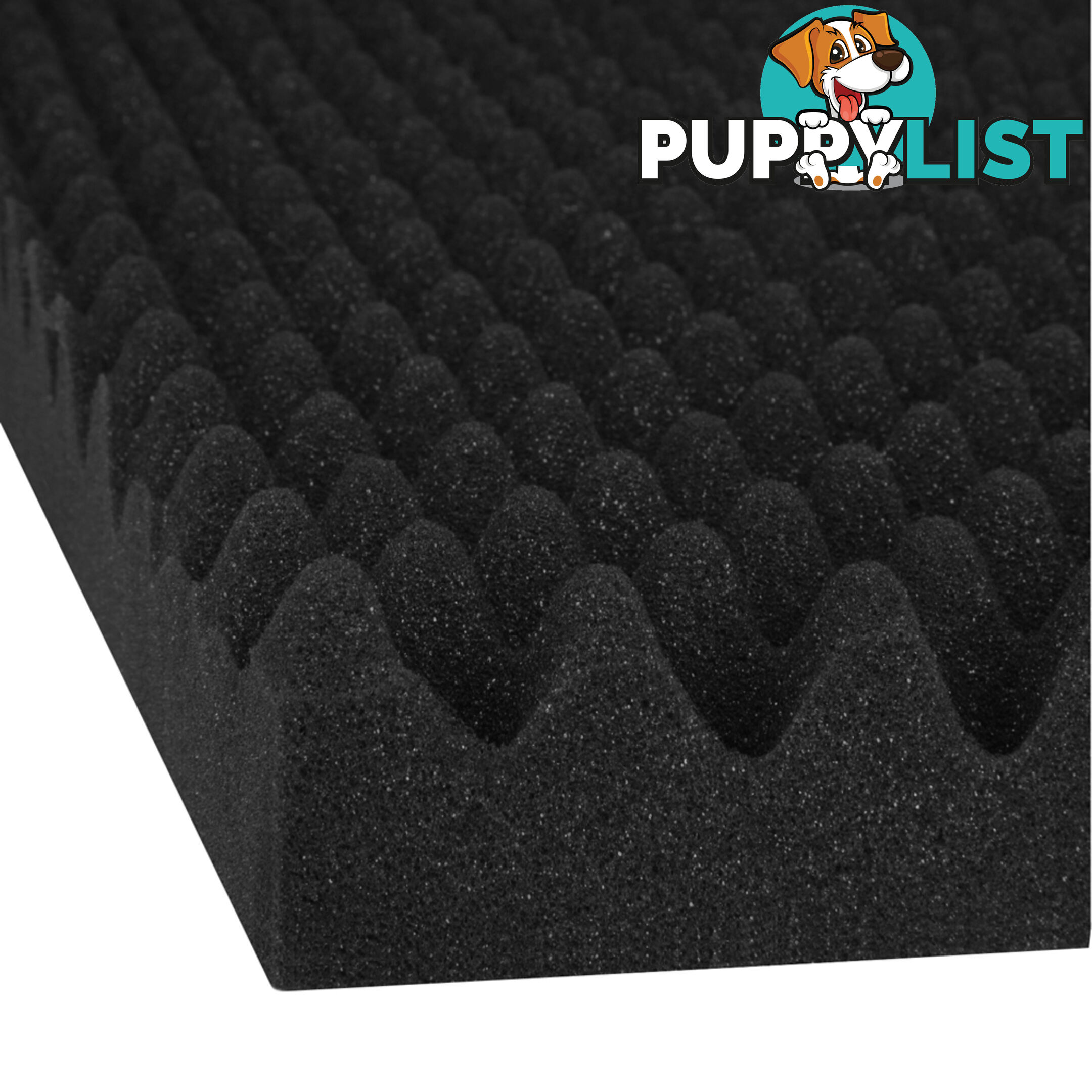 Studio 20 Eggshell Acoustic Foam Black 50 x 50cm