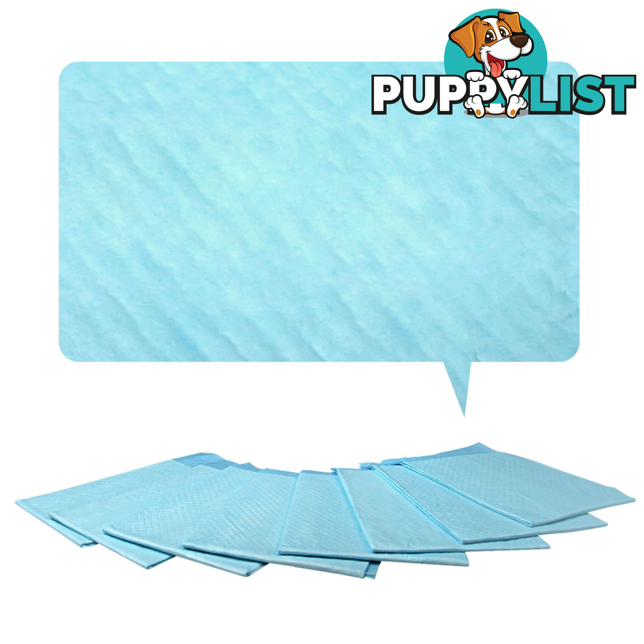 100 Puppy Toilet Pads Super Absorbent Pet Cat Dog Pee Potty Training Pad Blue