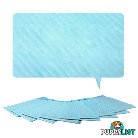 100 Puppy Toilet Pads Super Absorbent Pet Cat Dog Pee Potty Training Pad Blue