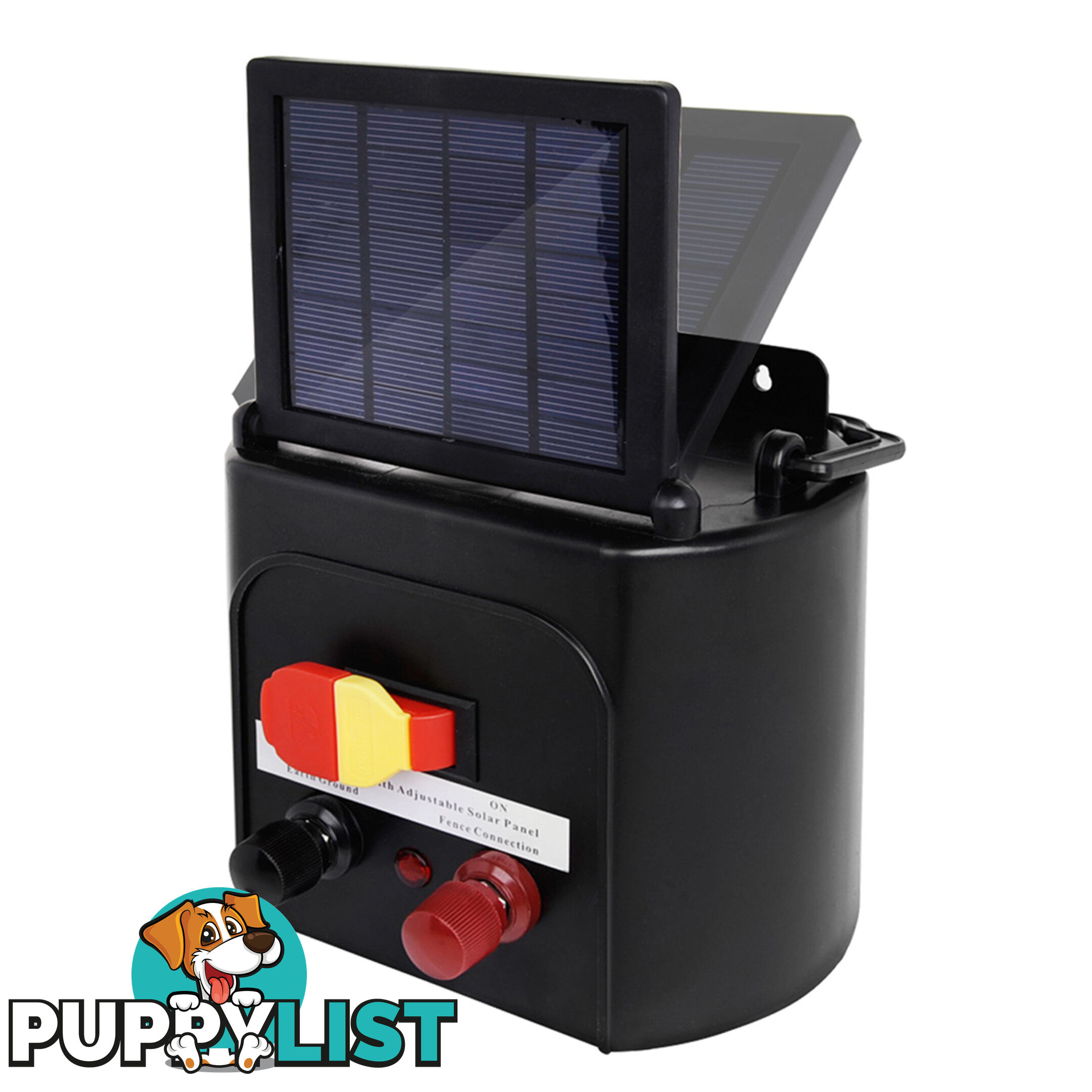 Solar Power 8Km Electric Fence Farm Animal Pet Energiser Energizer Charger 0.3J