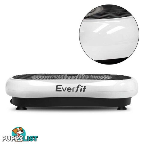 Slim Vibration Plate 1000W Exercise Fitness Massage Body Shape Power Plate White