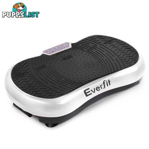 Slim Vibration Plate 1000W Exercise Fitness Massage Body Shape Power Plate White