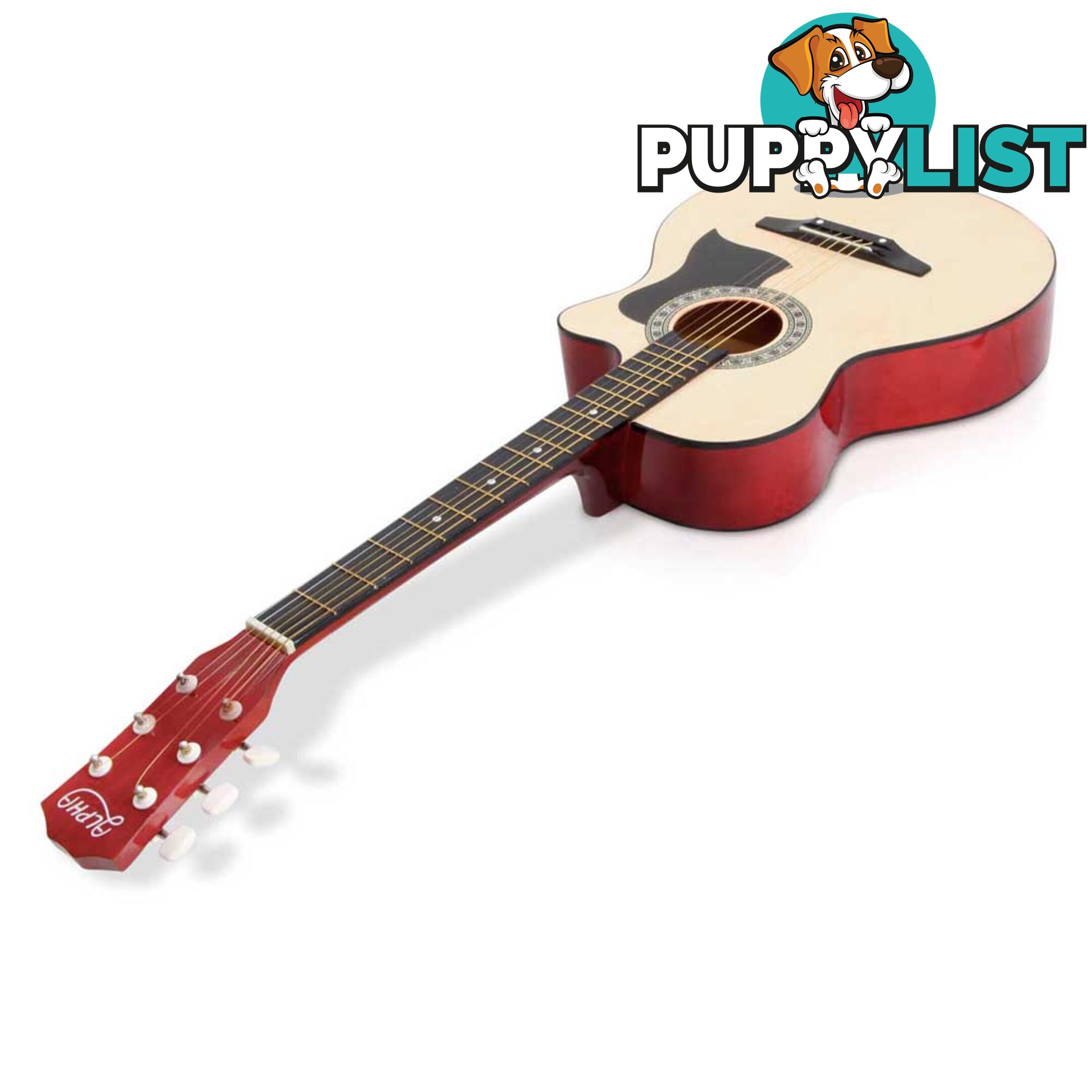 38 Inch Wooden Acoustic Guitar Natural