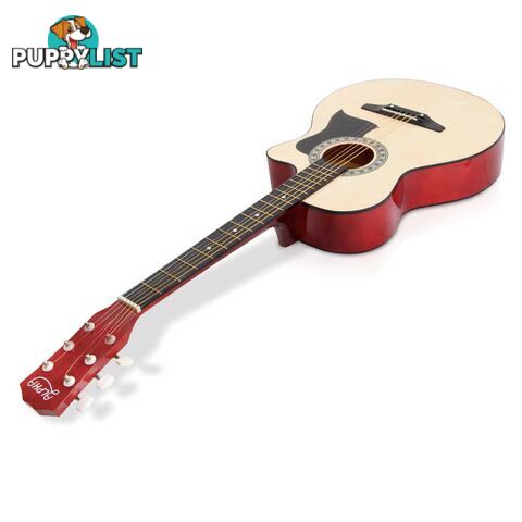 38 Inch Wooden Acoustic Guitar Natural