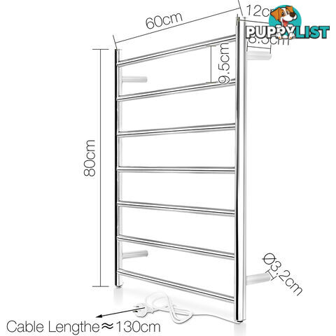 Electric Heated Towel Rail - Medium