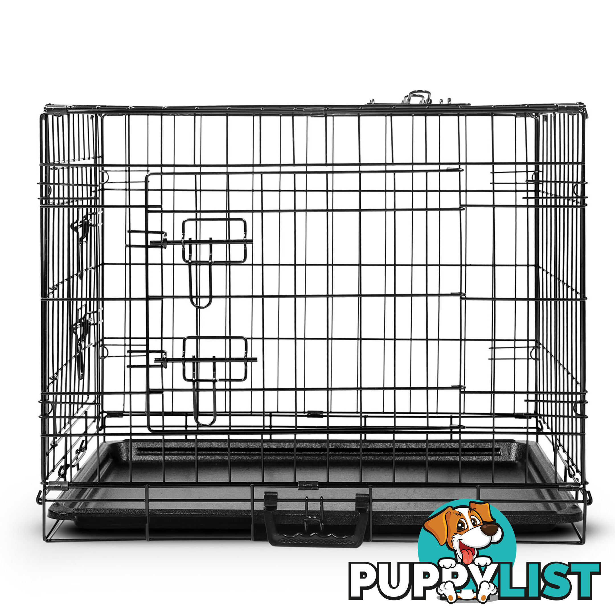 Metal Collapsible Dog Cage 24IN