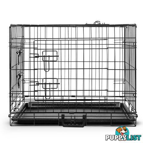 Metal Collapsible Dog Cage 24IN