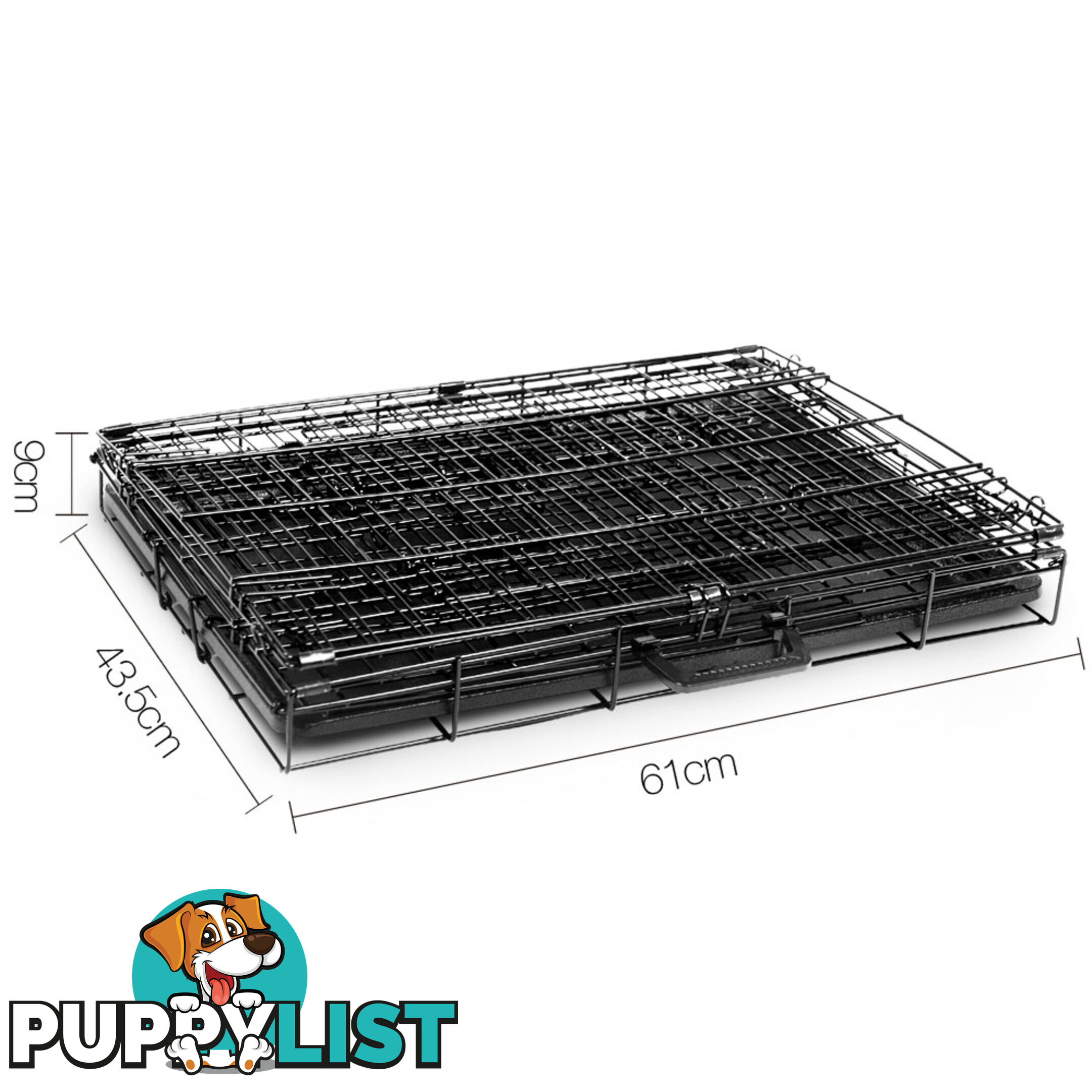 Metal Collapsible Dog Cage 24IN