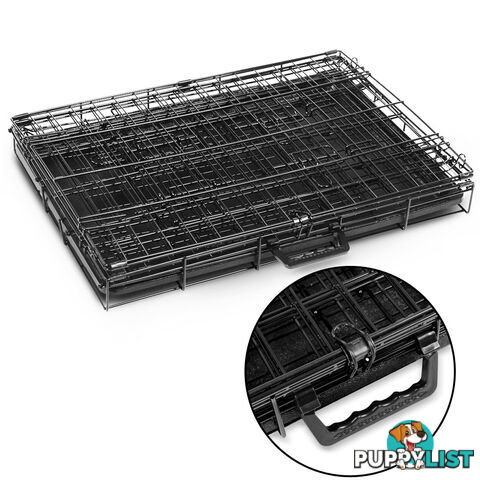 Metal Collapsible Dog Cage 24IN