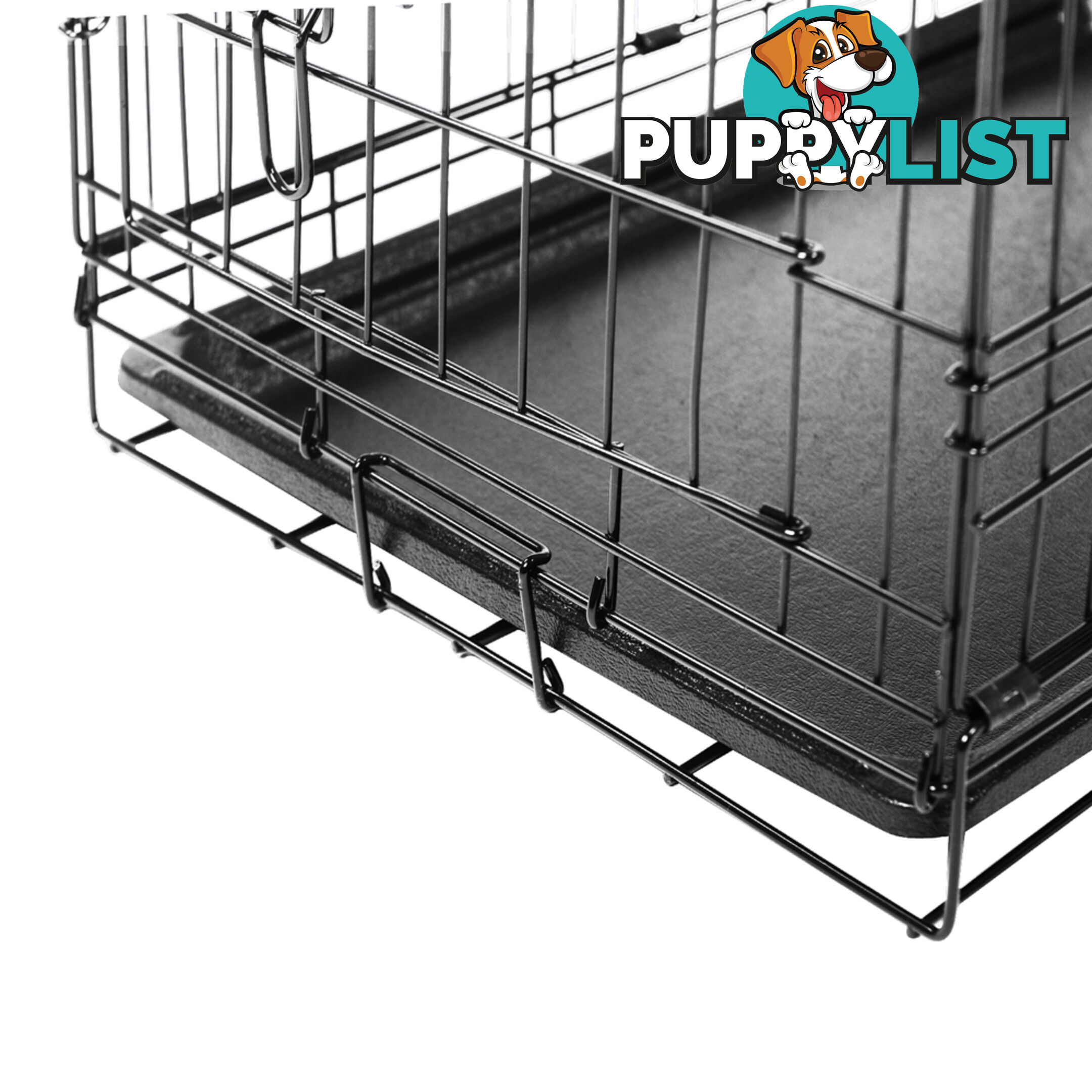 Metal Collapsible Dog Cage 24IN