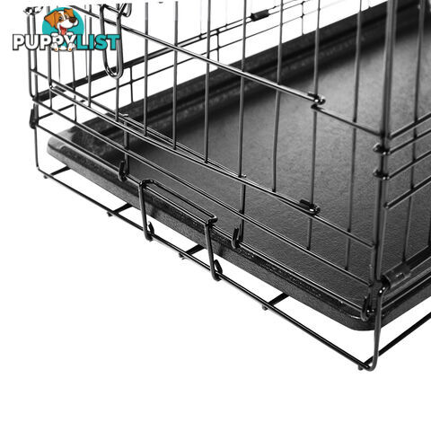 Metal Collapsible Dog Cage 24IN