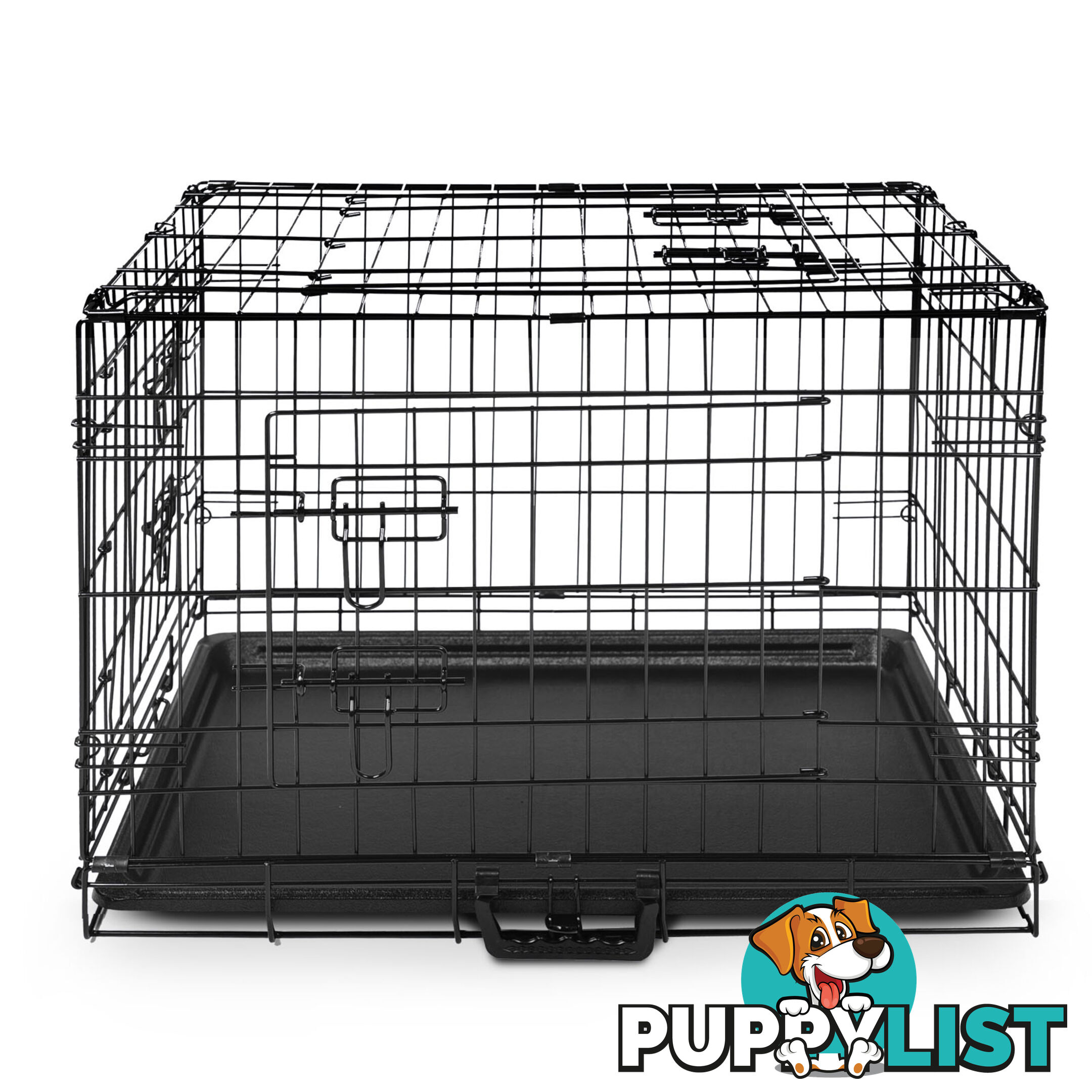 Metal Collapsible Dog Cage 24IN