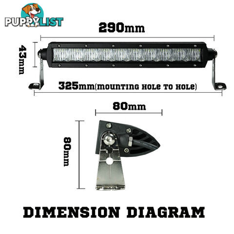 Osram 12inch 70W 5D Lens LED Light Bar Flood Driving Work Lamp SUV ATV 4WD