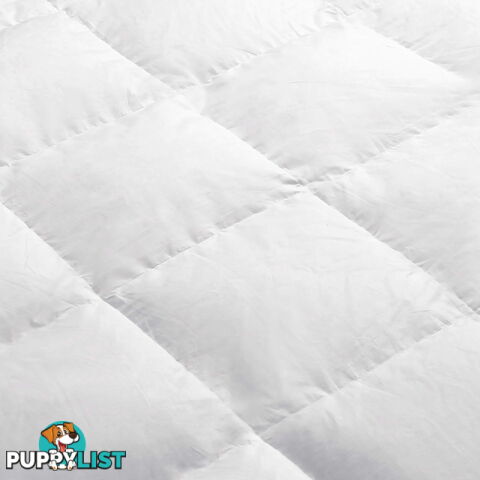 Luxury Summer Duck Feathers Down Quilt 350GSM Double Size Doona